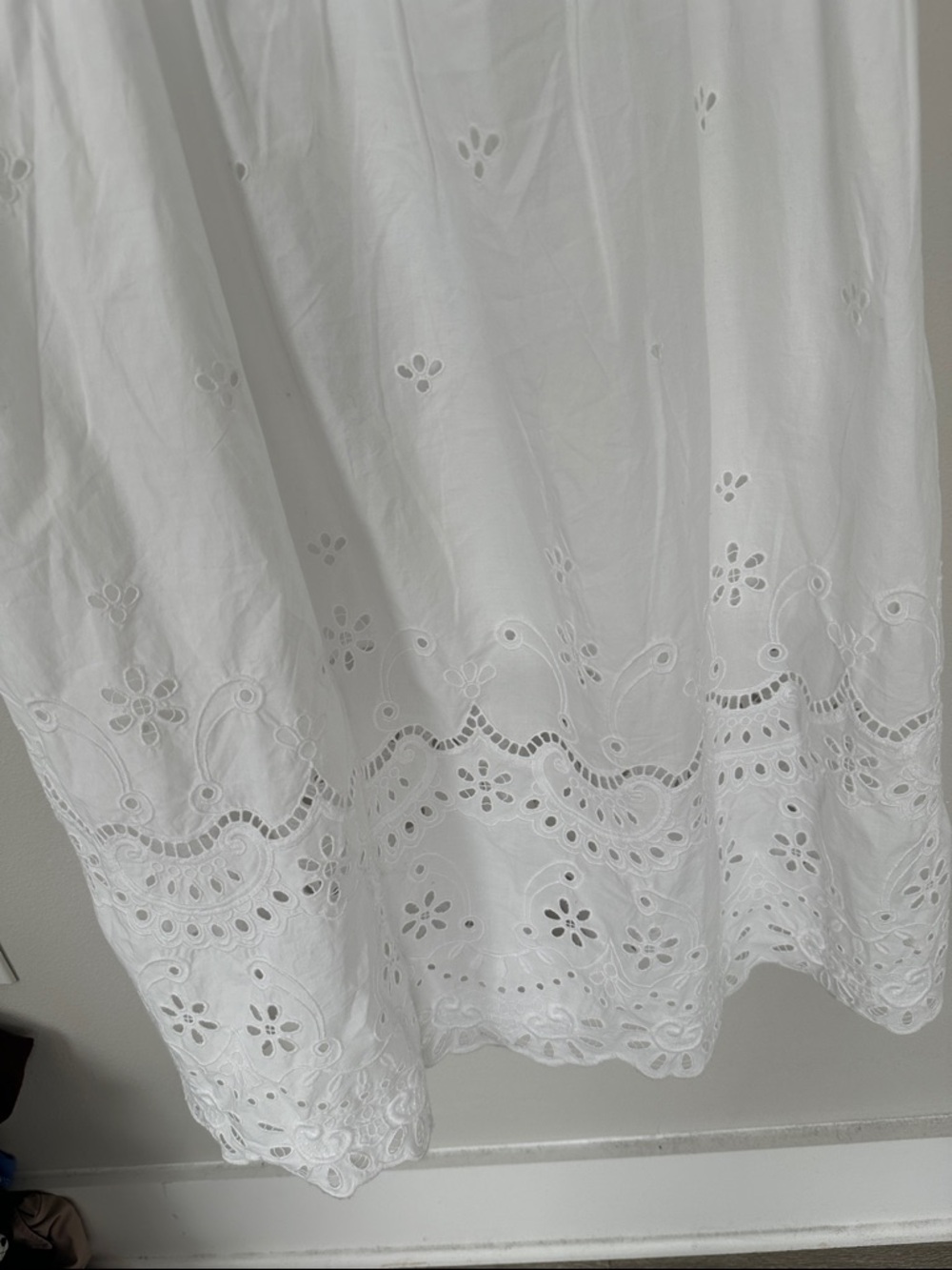 NWT Stunning Talbots White Eyelet Midi Dress - Picture 13 of 16